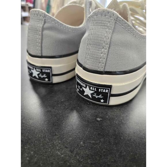 Converse Chuck 70 Low Top Sneakers Wolf Grey / Gray Canvas Unisex Size M6/W8 - Picture 3 of 6